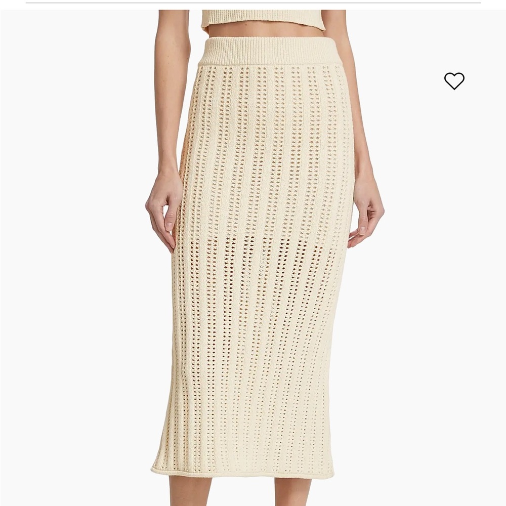 ALC Cream Knit Sweater Skirt